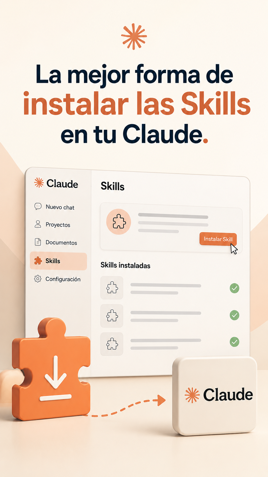 La mejor forma de instalar las Skills en Claude