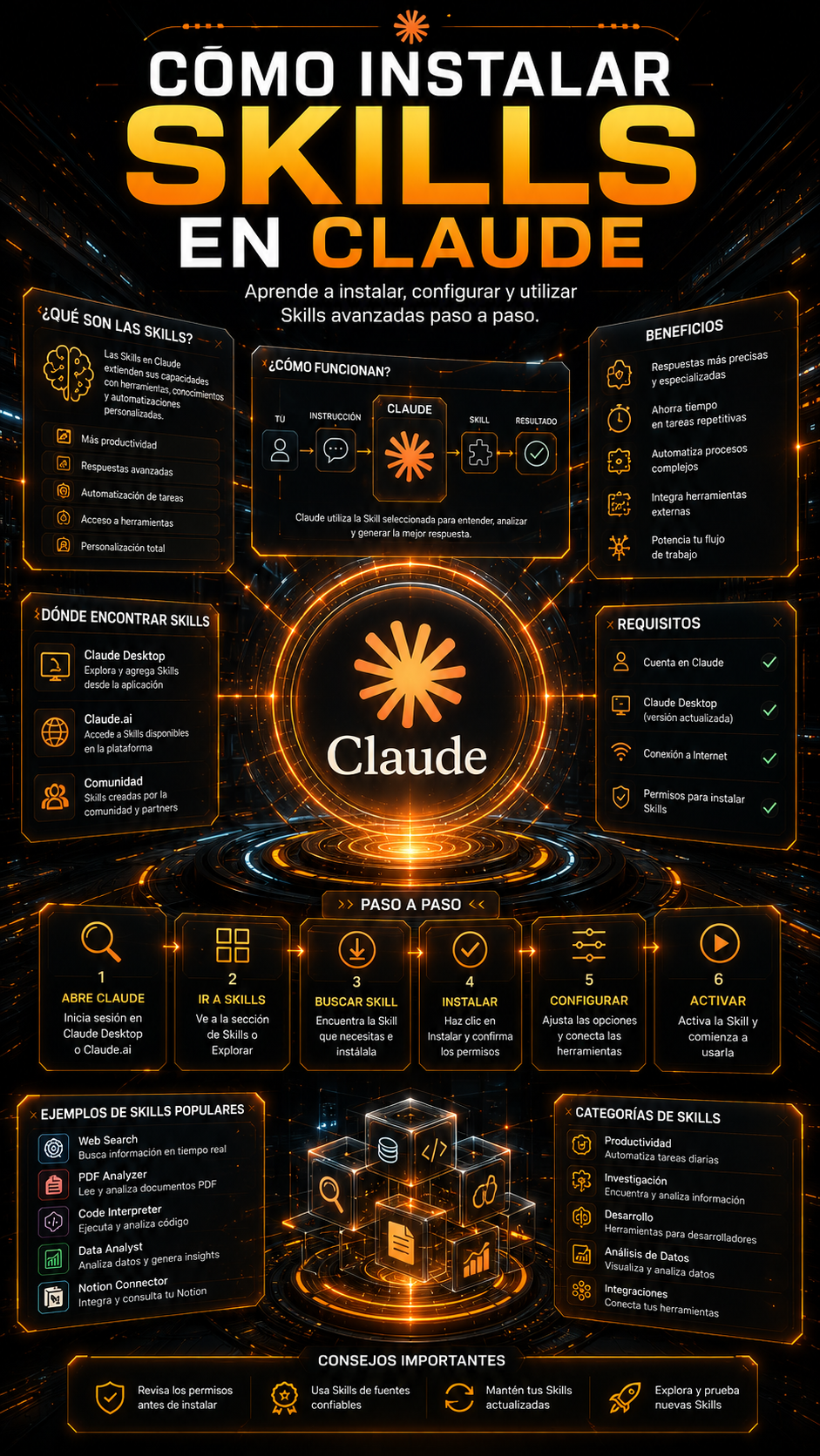 Cómo instalar las Skills en Claude
